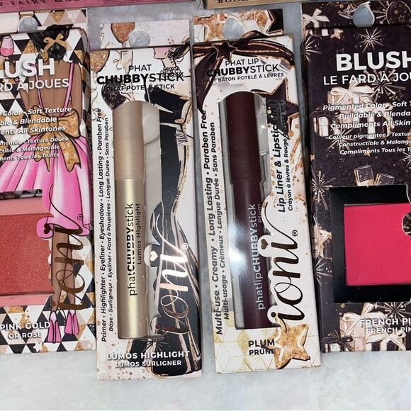 New Mixed Lot Of  Ioni Makeup 3D Faux Mink Lashes Eyeliner Lipliner Blush - Picture 7 of 13